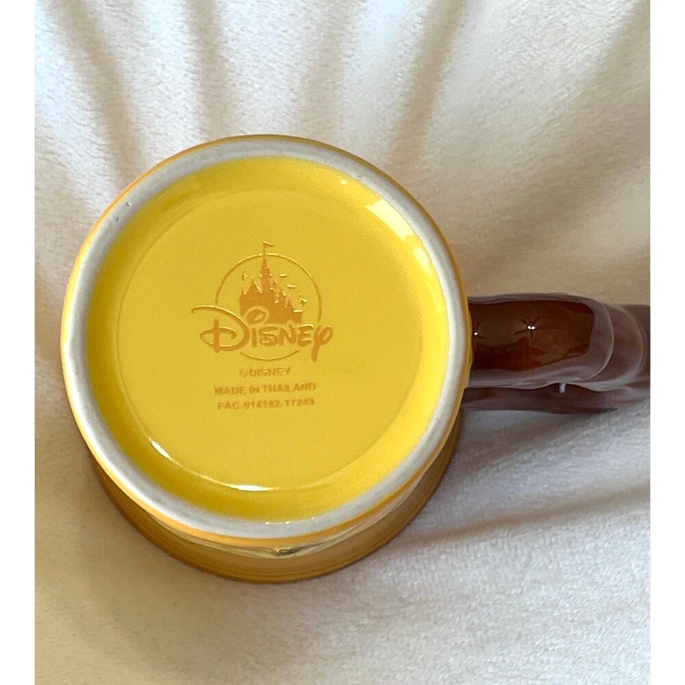 Disney Parks Belle Dress Mug Beauty and the Beast 3D Signature Handle 14oz - Picture 4 of 4